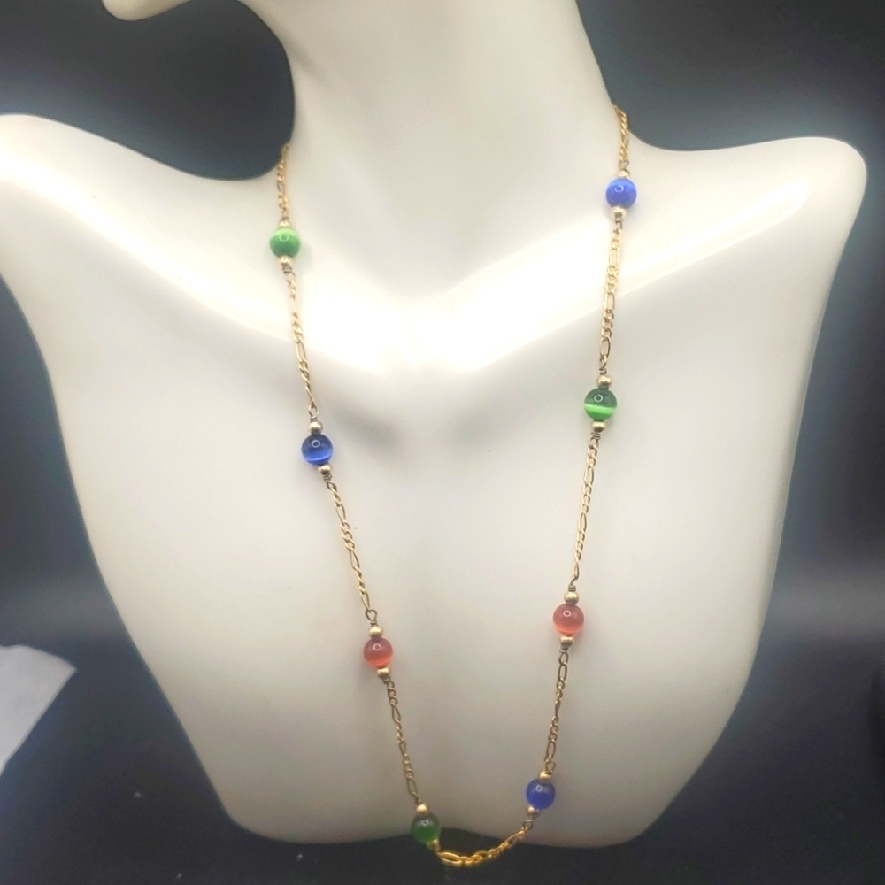 Rainbow Moonstone Necklace‎ N3430